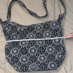 Vera Bradley Black and Gray Patterned Crossbody Bag